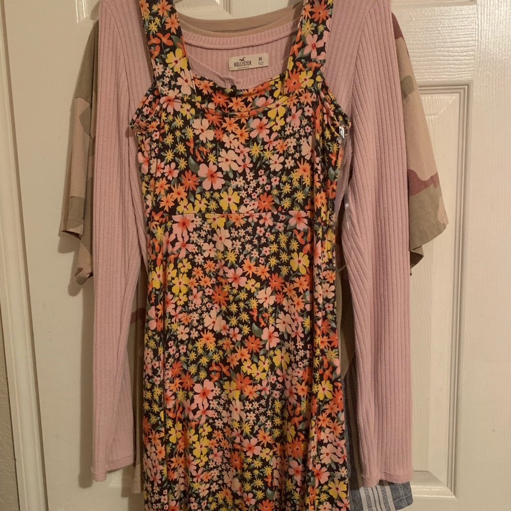 Floral Summer Dress, Elastic waist to snatch !